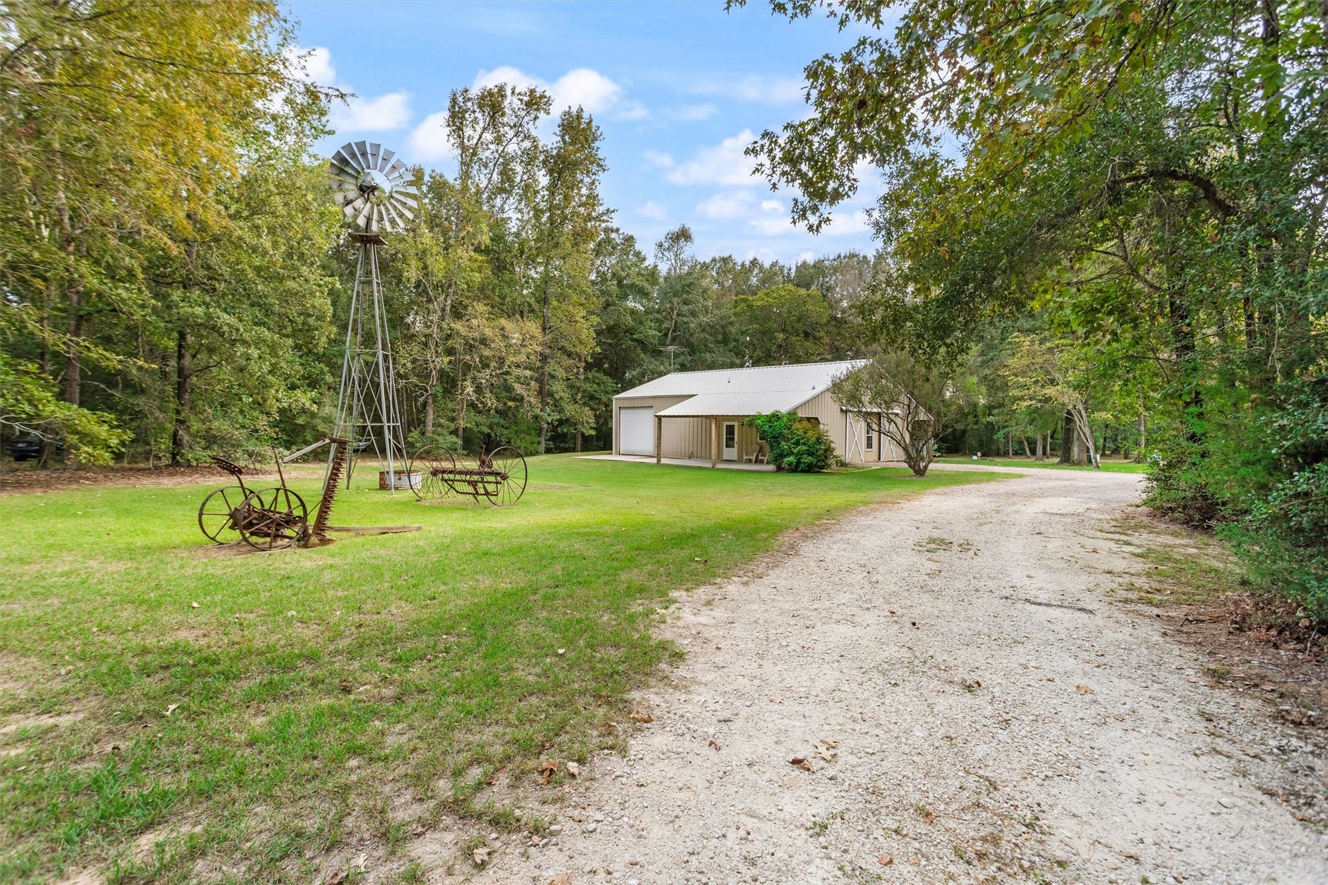 18181 Rabon Chapel Road, Montgomery, TX 77316 Plenty of room between the home and the second building