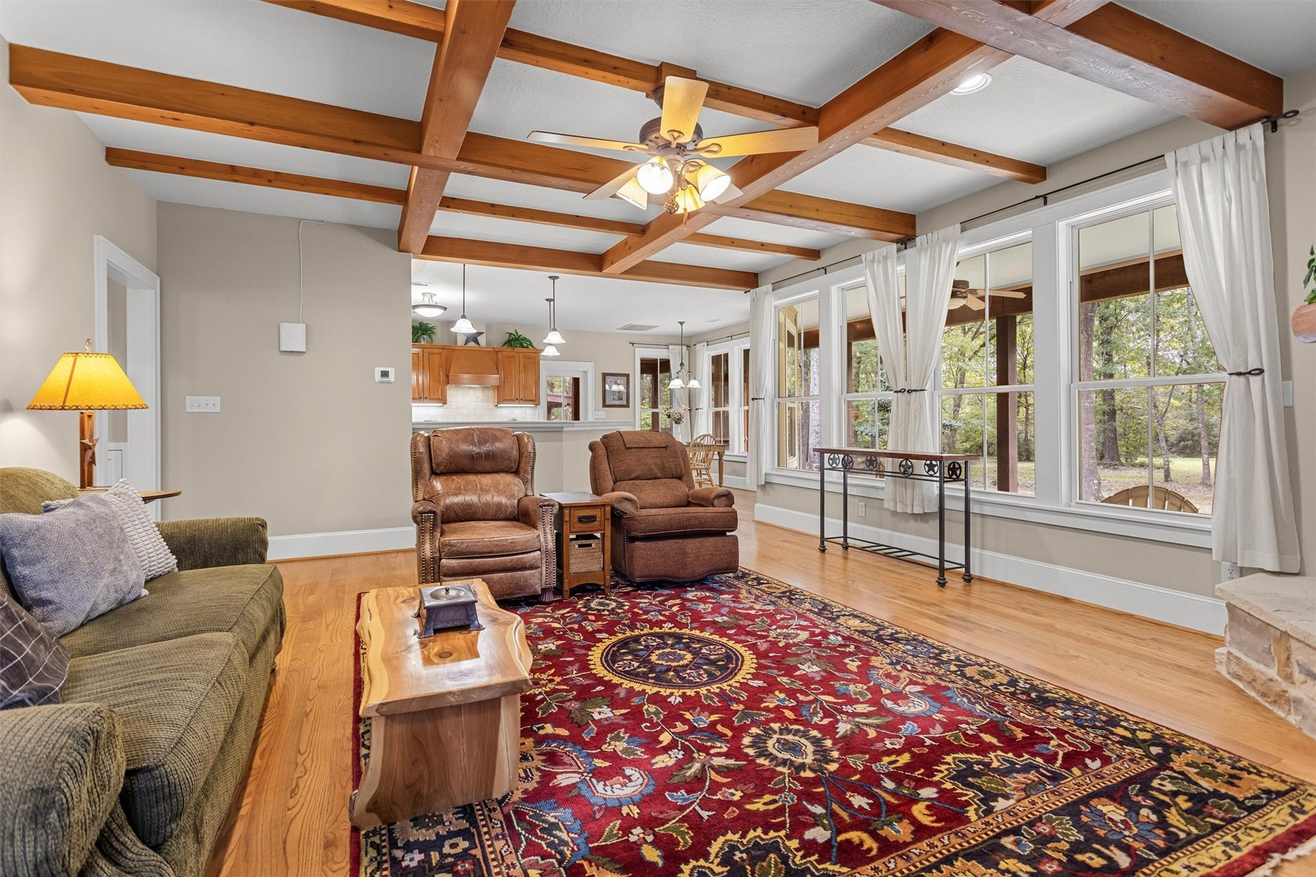 18181 Rabon Chapel Road, Montgomery, TX 77316 Walls of windows bring the outdoors in