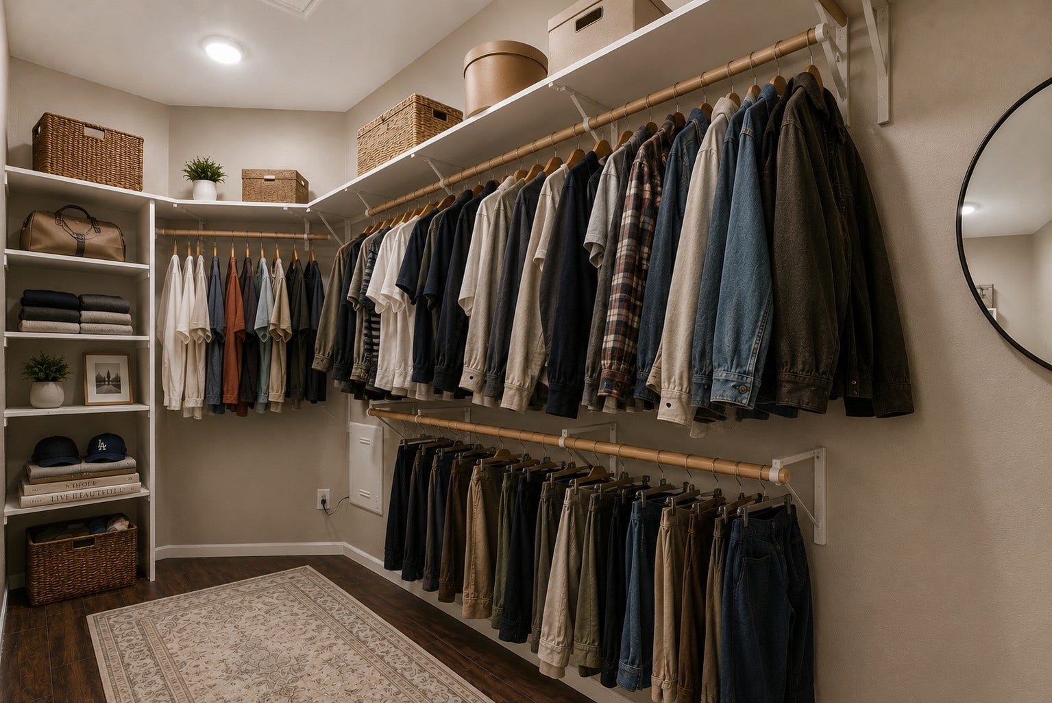 5406 Gate Canyon Court, Spring, TX 77373 P. Closet virtually staged