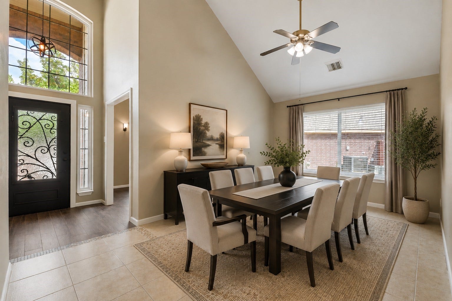 5406 Gate Canyon Court, Spring, TX 77373 Dining virtually staged