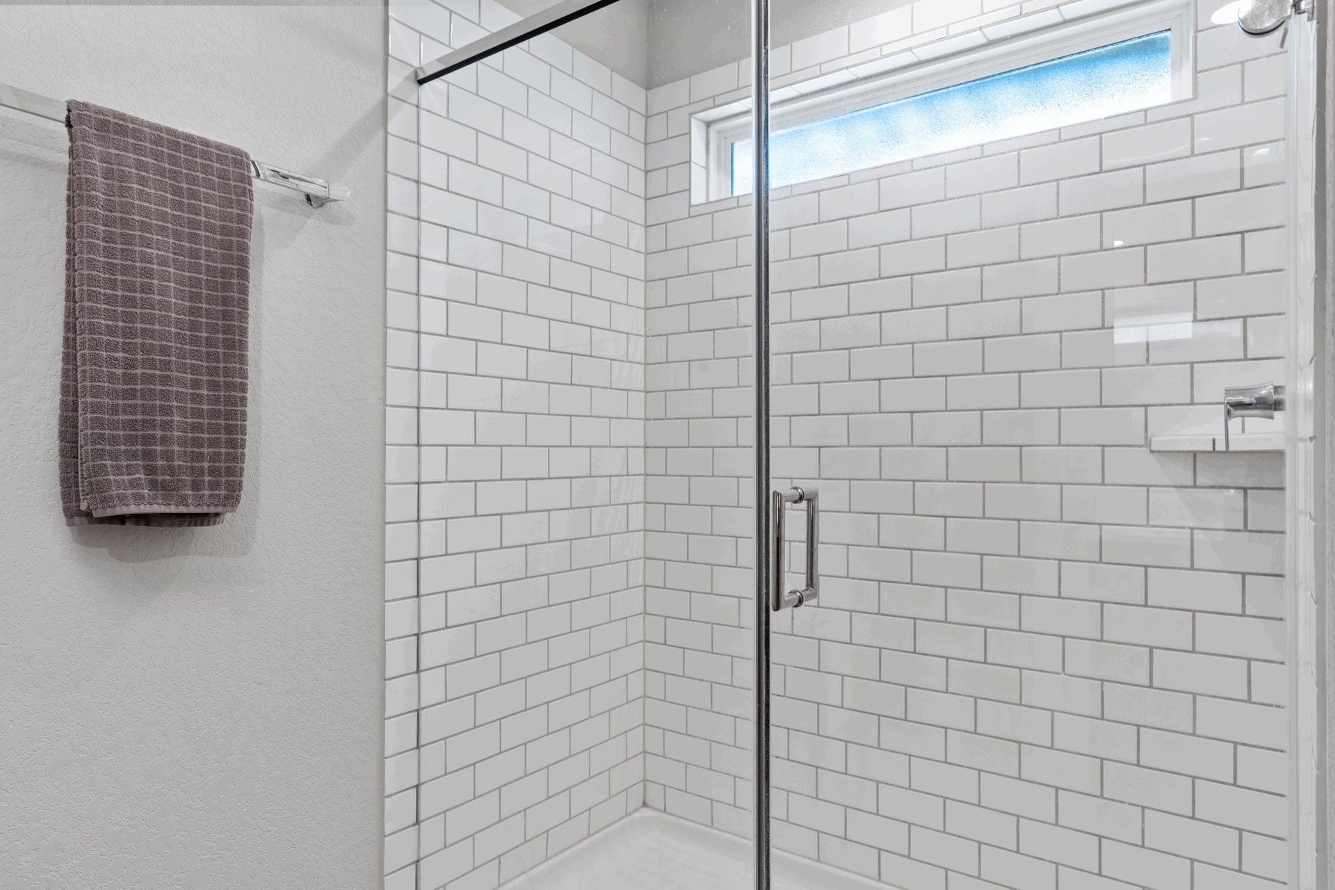 Massive Walk In Shower for Two!
