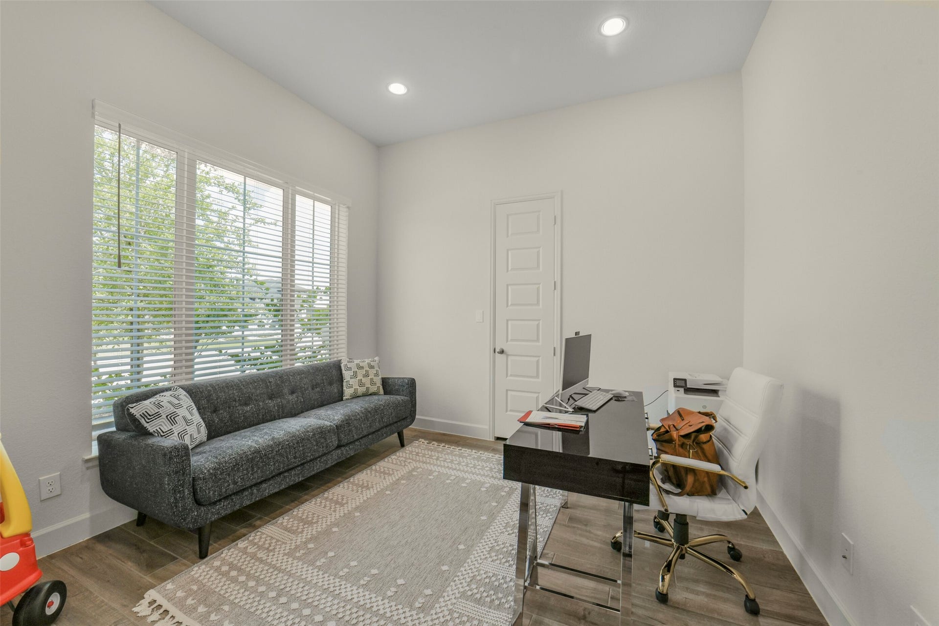 Private home office ideal for remote work or studying.