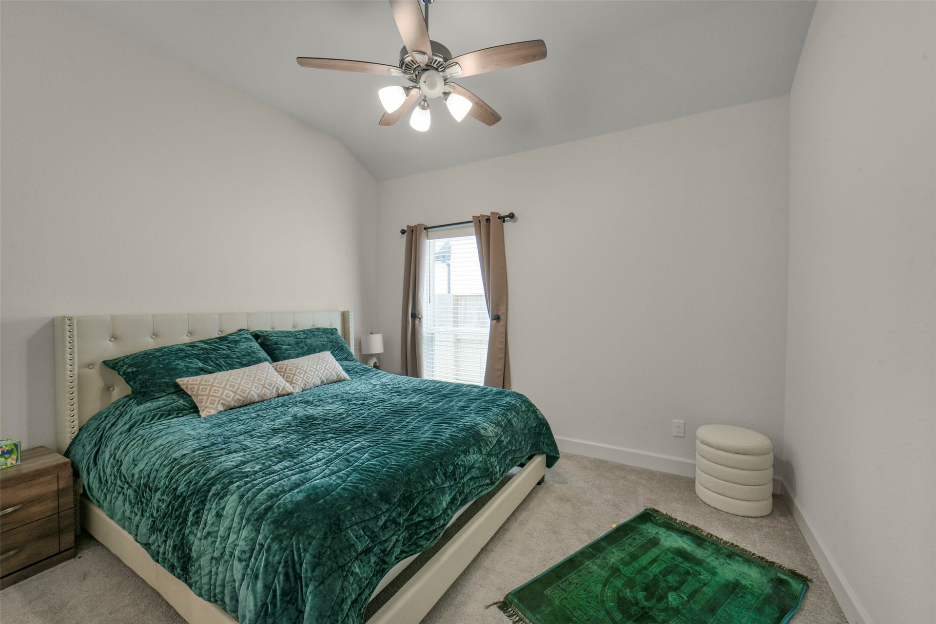 Comfortable secondary bedroom with ample closet space.