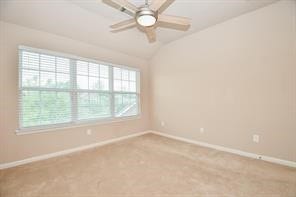 21502 Venture Park Drive, Richmond, TX 77406 Another secondary bedroom with windows overlooking the front of the house