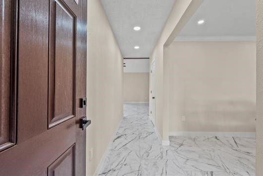 11007 Green Arbor Drive, Houston, TX 77089 Front door opens to foyer with breathtaking views of formal living area and family room.