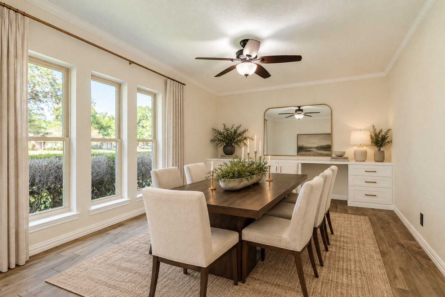 250 Wedgewood Street, Lake Jackson, TX 77566 Virtually staged as a formal dining area