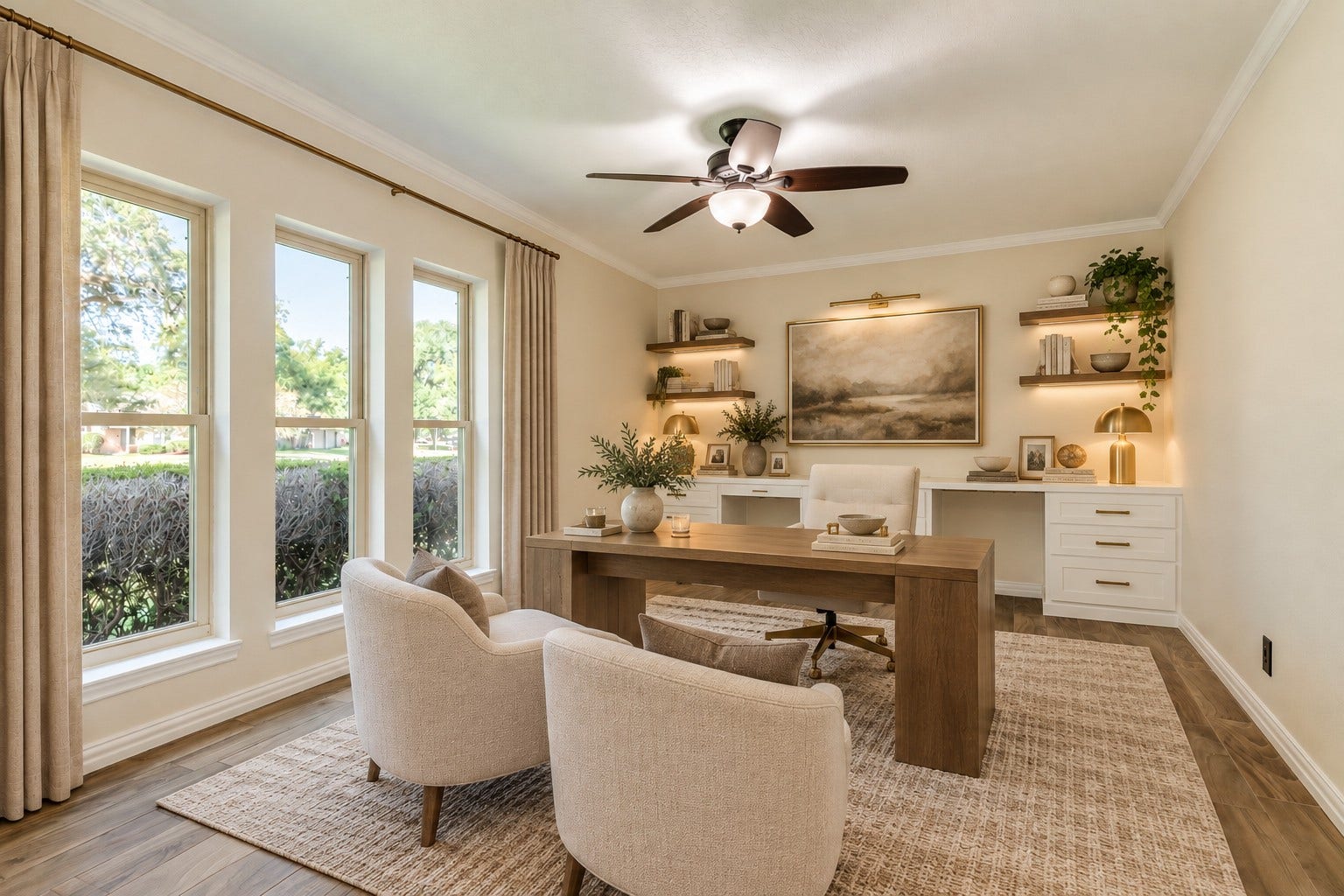 250 Wedgewood Street, Lake Jackson, TX 77566 Virtually Staged as a home office