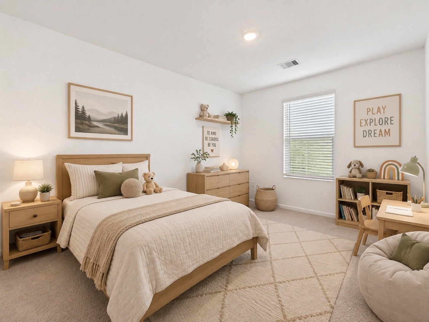 Staged Secondary Bedroom