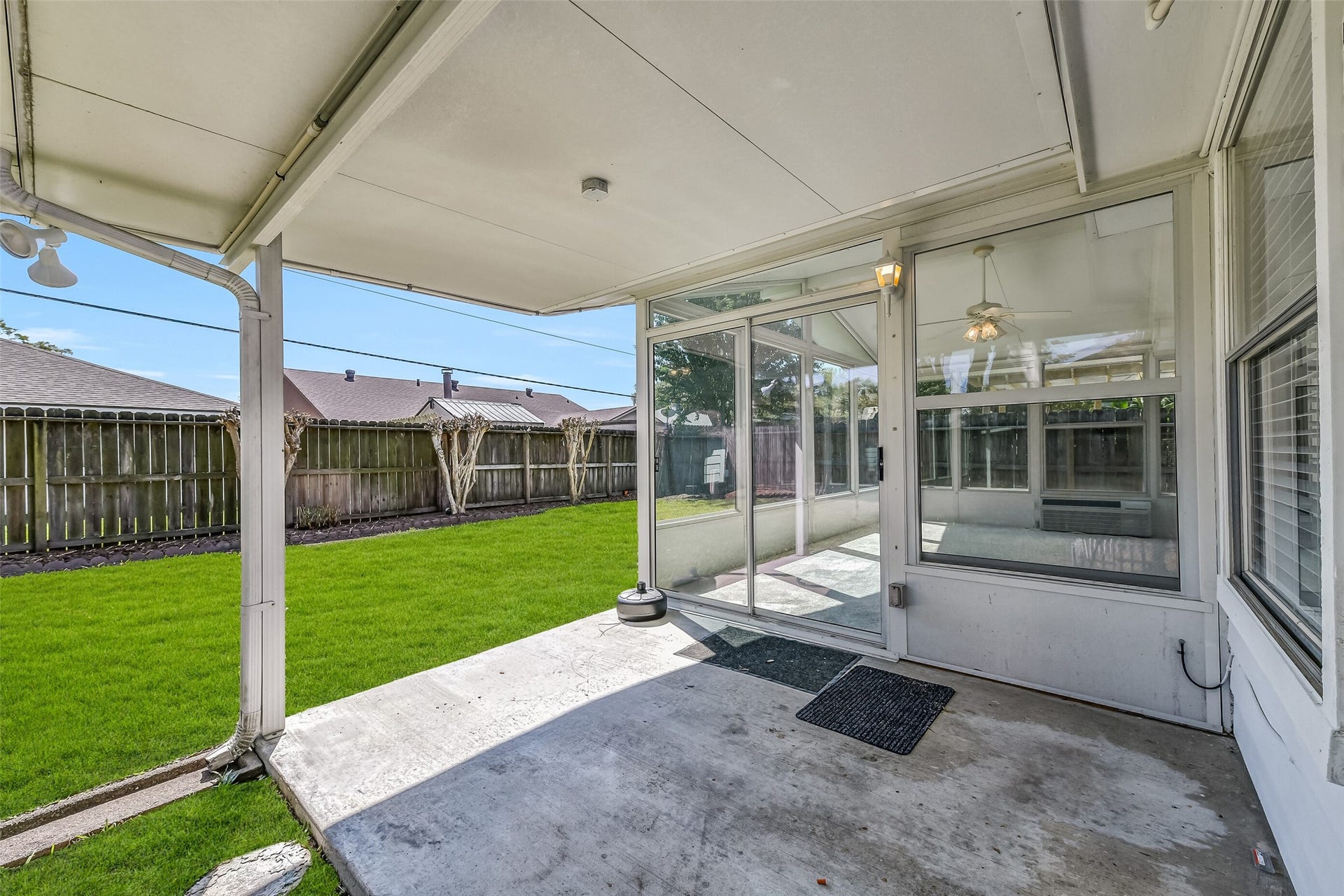 4335 Sugar Bars Drive, Friendswood, TX 77546 Covered back yard patio ~ BBQ anyone?