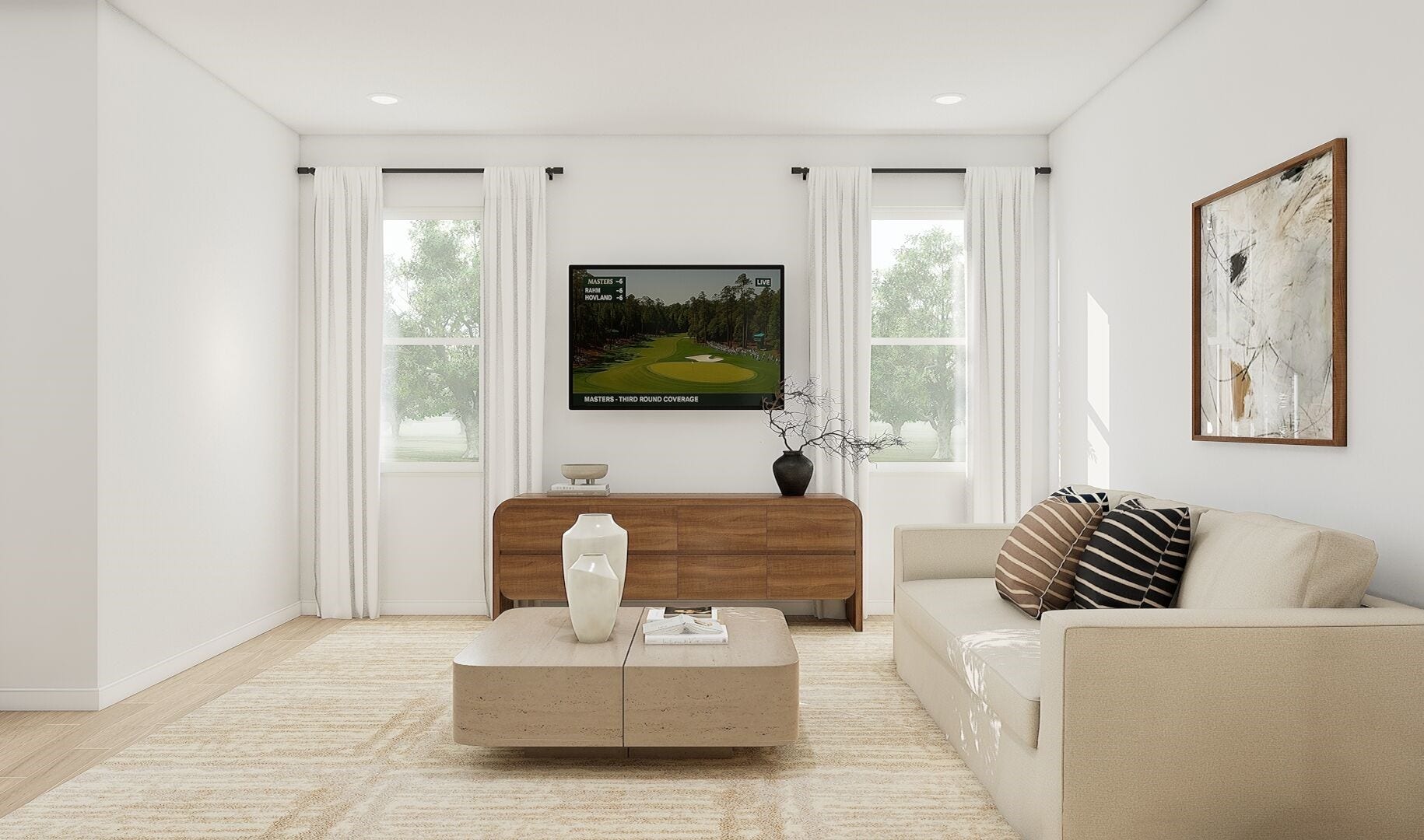 30598 Johnson Alley, Magnolia, TX 77355 Cozy great room (*Artist rendering used for illustration purposes only.)