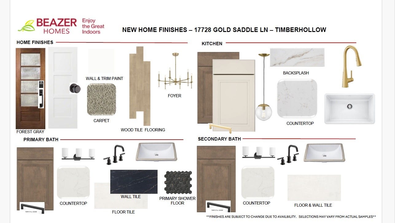 17728 Gold Saddle Lane, Magnolia, TX 77354 Highlighted finishes for 17728 Gold Saddle Lane.