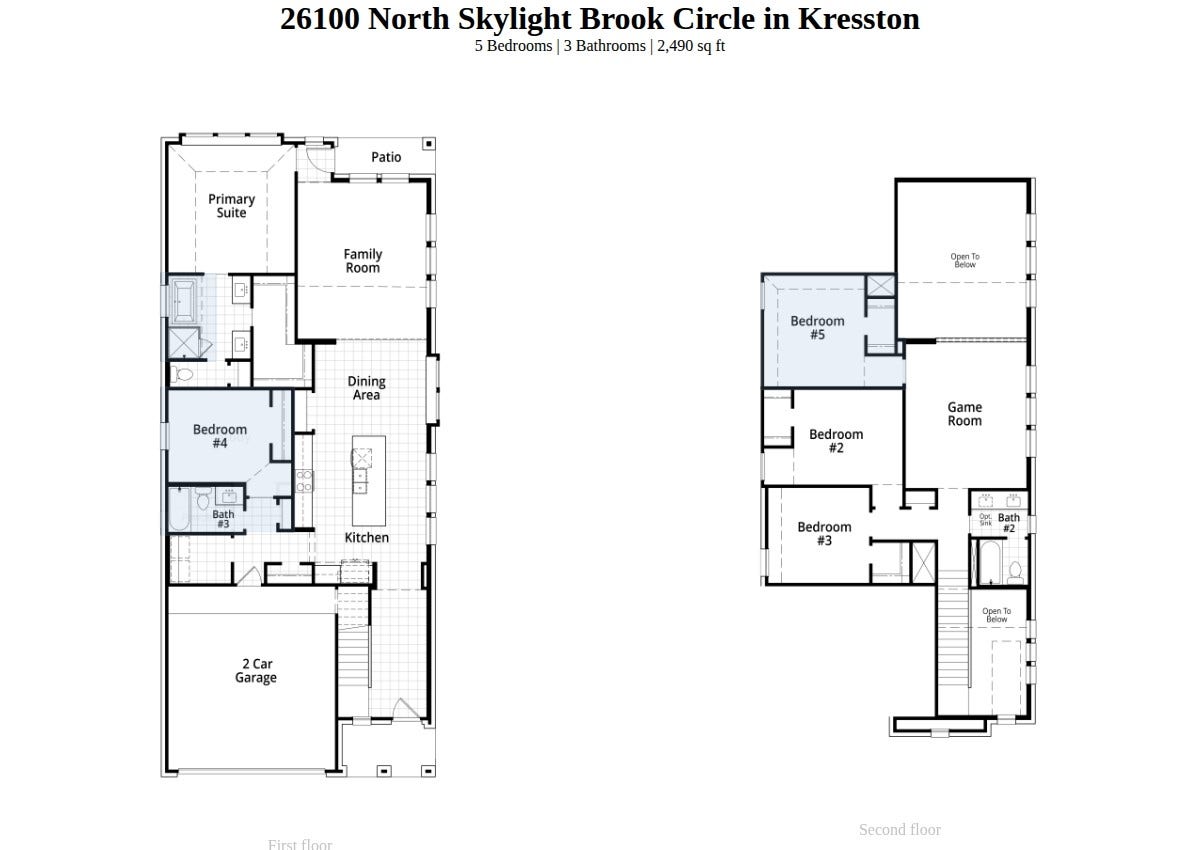 Spec Floorplan - Everett Plan