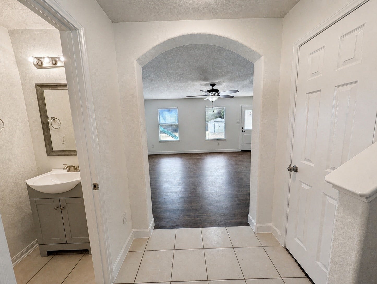 2019 Briar Grove Drive, Conroe, TX 77301 Powder bath is located off the bright and airy entry.