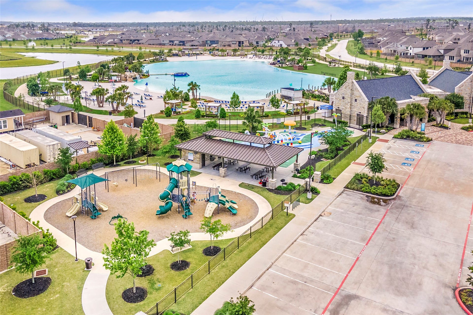 Welcoming entrance to Balmoral's impressive amenity center and resort-style community facilities.