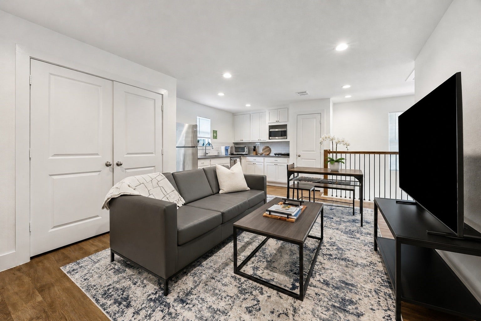 Alternate view of the Garage unit living space featuring an open concept layout