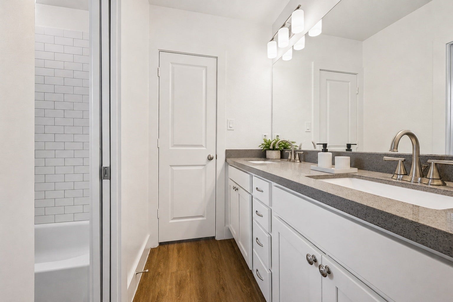 One of the Two bathrooms on Second floor Front unit with