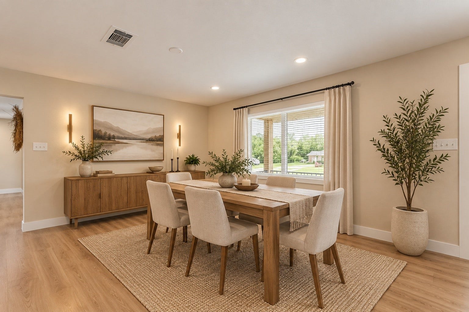 AI  enhanced and virtual staging