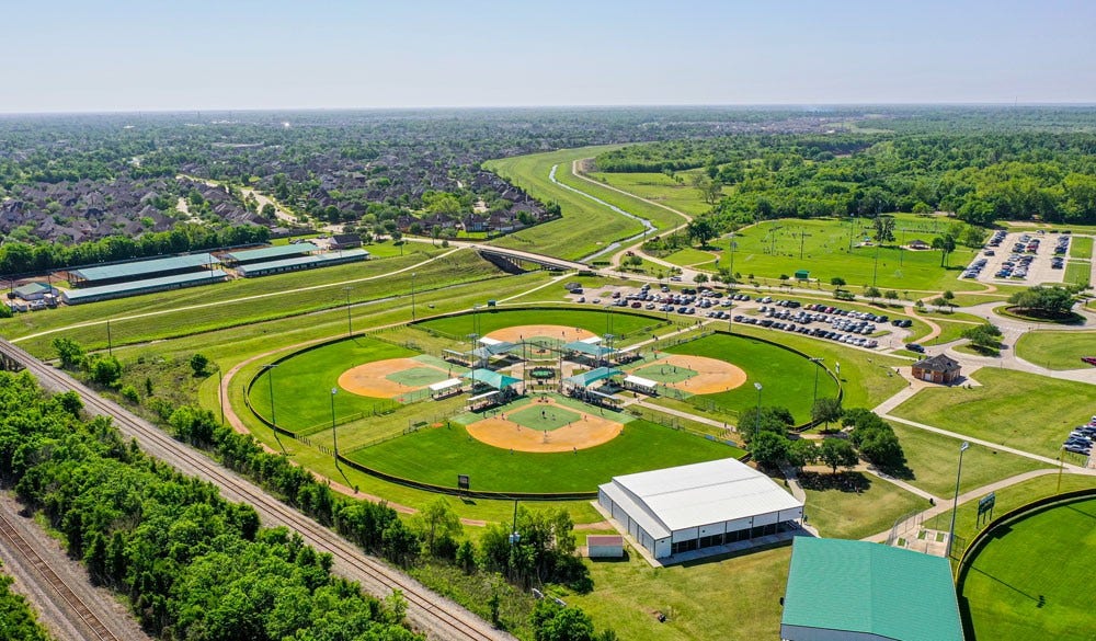 3503 Kent Knoll, Missouri City, TX 77459 Camp Sienna baseball, softball fields, and so much more