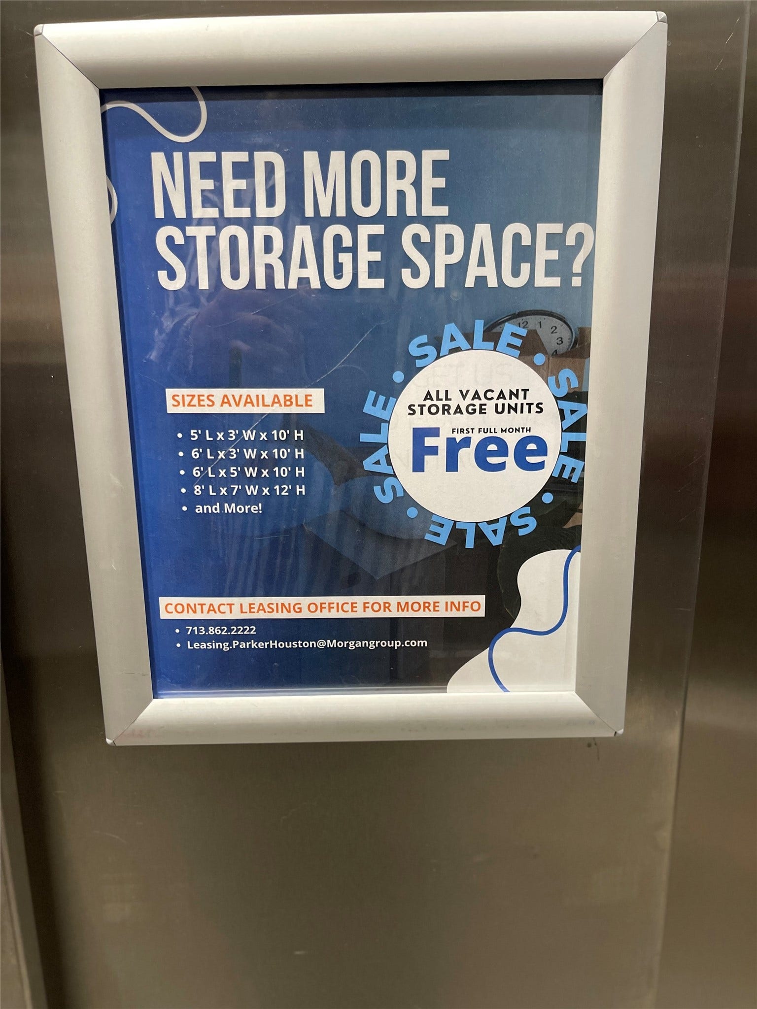 180 Malone Street, #2203, Houston, TX 77007 Additional storage available