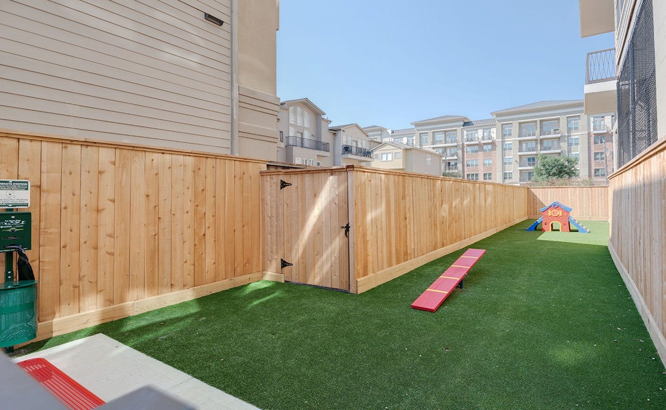 180 Malone Street, #2203, Houston, TX 77007 Agility equipment for the pups in this off leash area