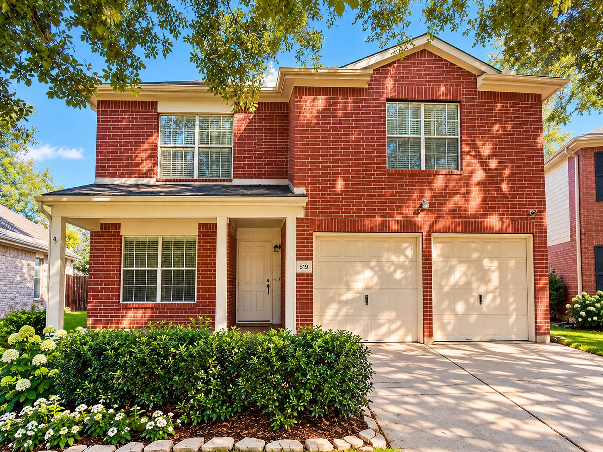 619 Cypresswood Trace, Spring, TX 77373 With a sparkling swimming pool & pergola in the backyard