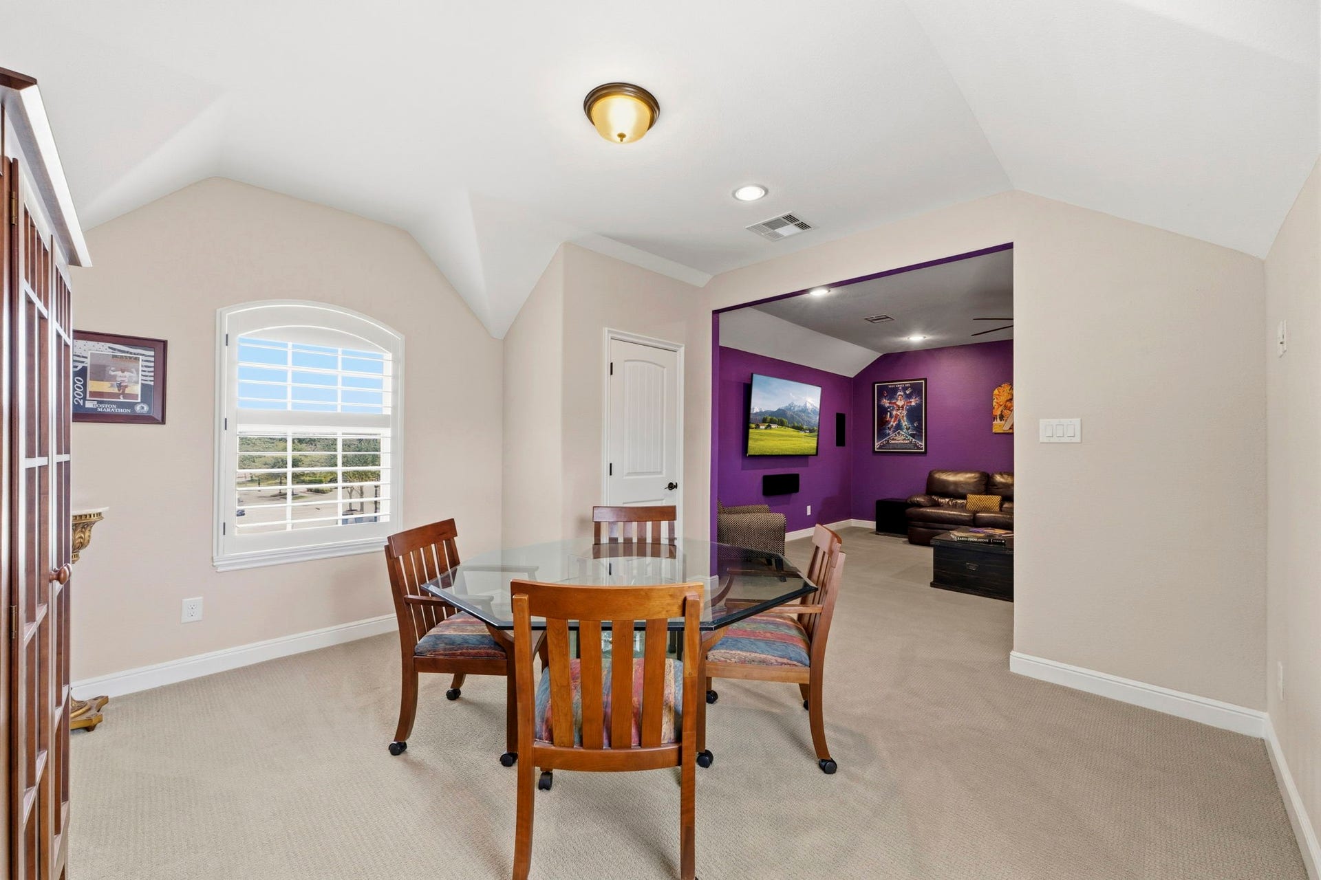 Extra space attached to the Media Room would be perfect for gaming.