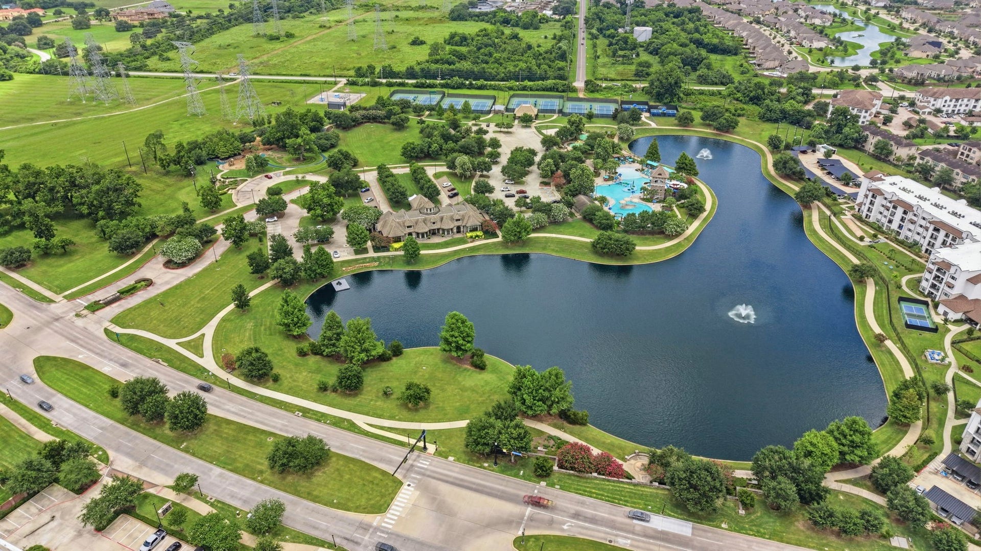 Beautiful Clubhouse overlooking the pond