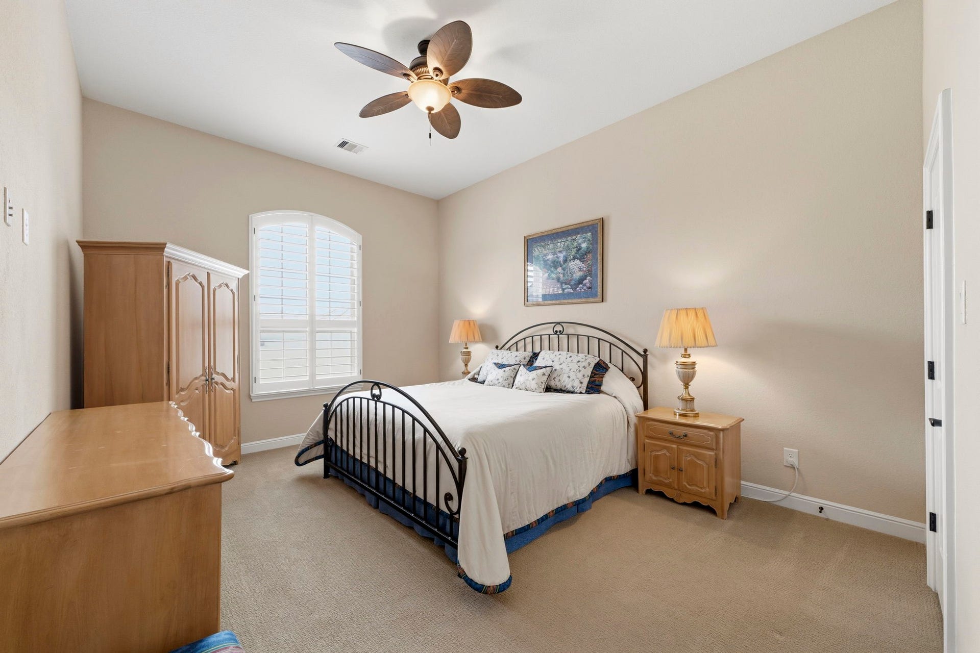 Secondary Bedroom upstairs offers an en-suite Bath as all of the Bedrooms do!