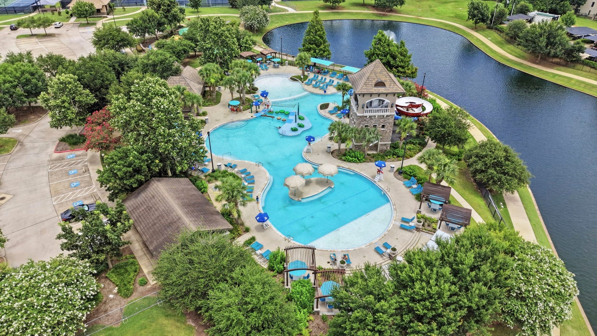 The amenties are top notch! The neighborhood pool is like a water park.