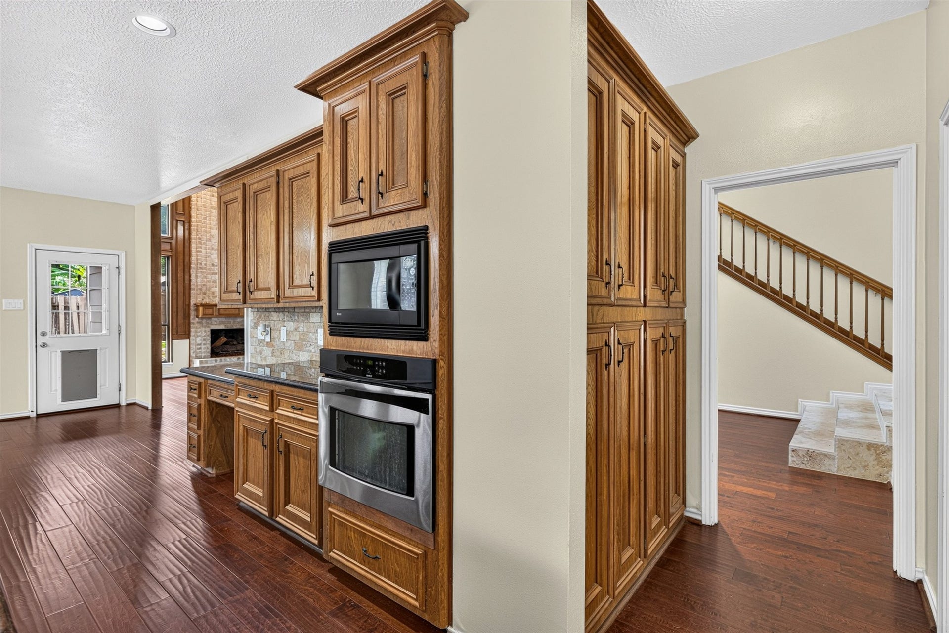 6206 Willow Pine Drive, Spring, TX 77379 There is additional storage beyond the kitchen in the hallway leading to the dining room.