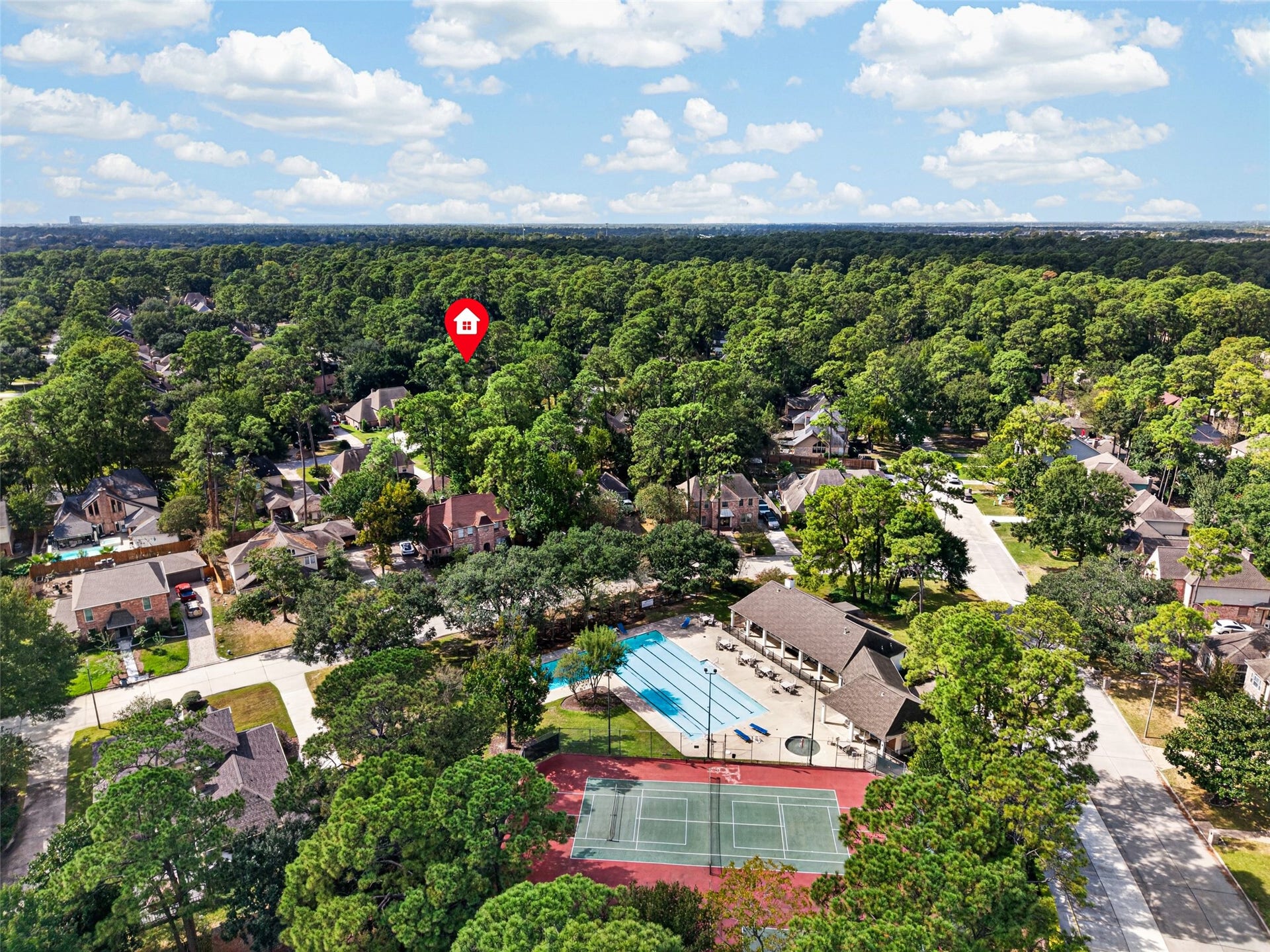6206 Willow Pine Drive, Spring, TX 77379 A short stroll to the neighborhood amenities!