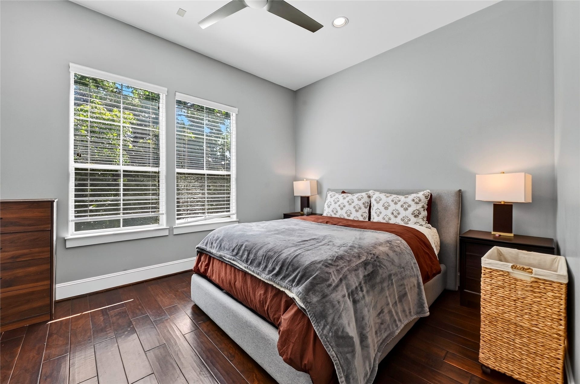 Secondary bedroom located on the third floor.