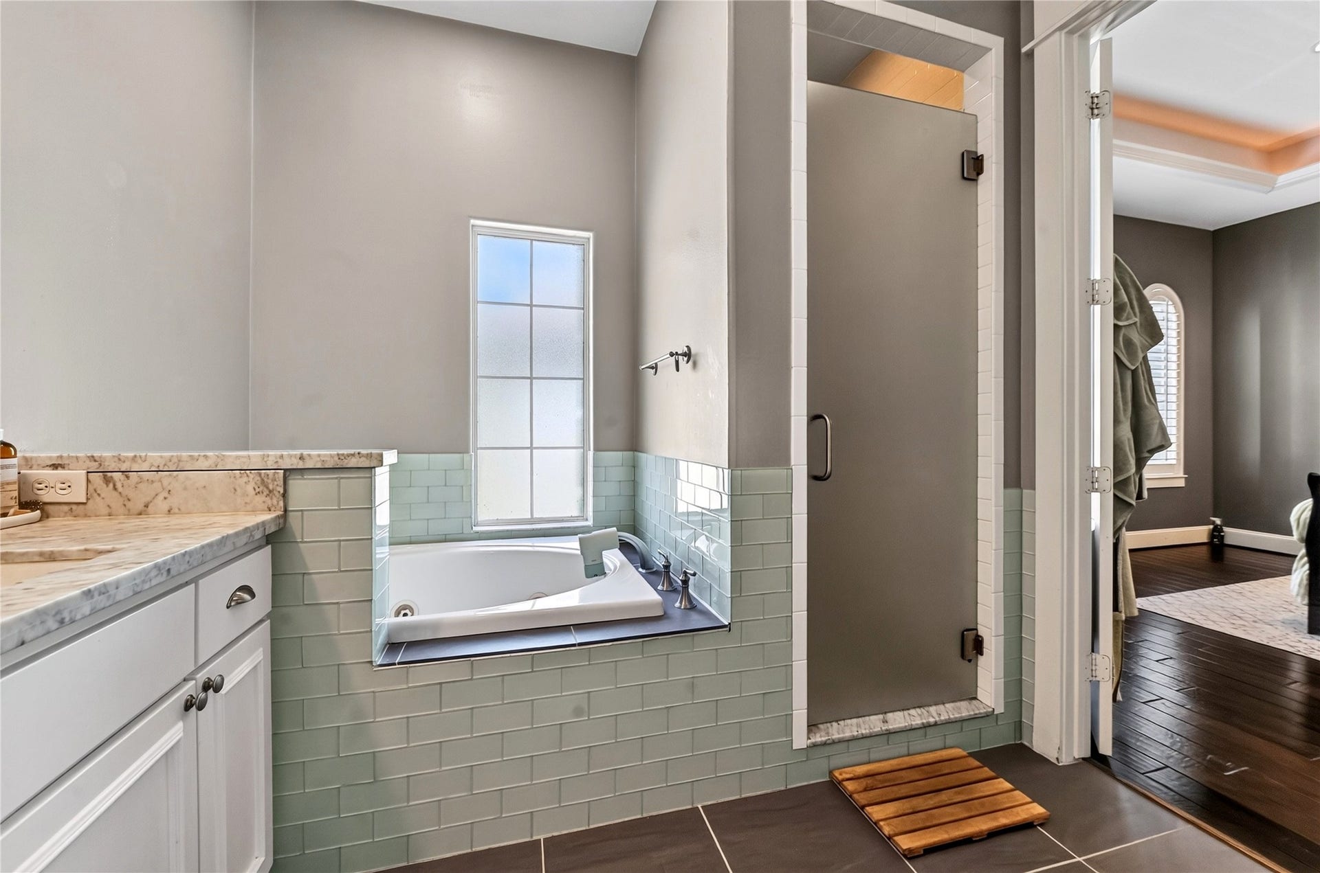 Primary bathroom located on the third floor