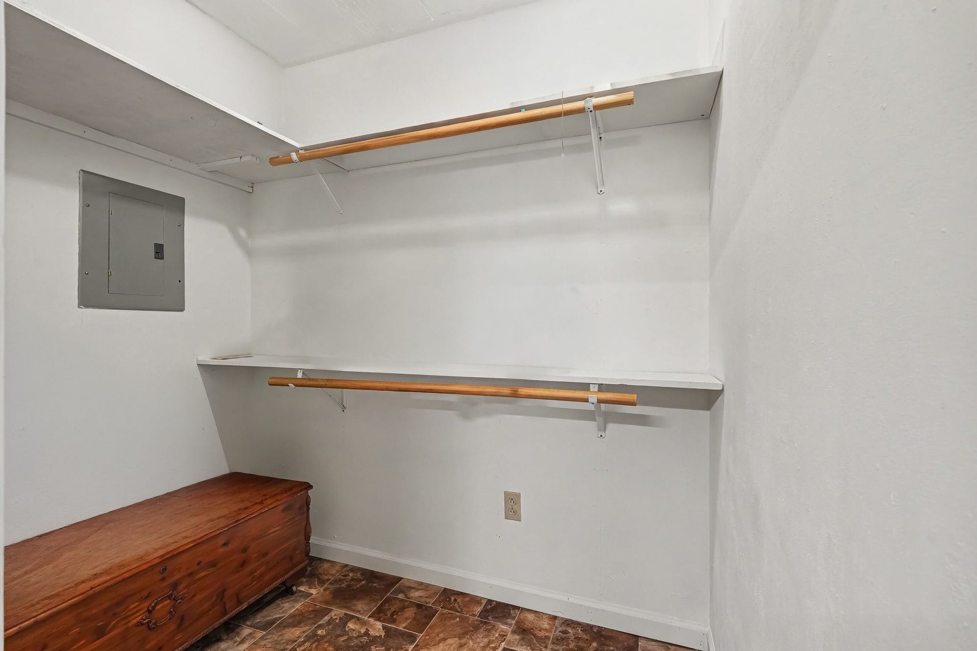 24609 Willow Lane, Hockley, TX 77447 Generously sized walk-in closet with built-in shelving and multiple hanging areas.