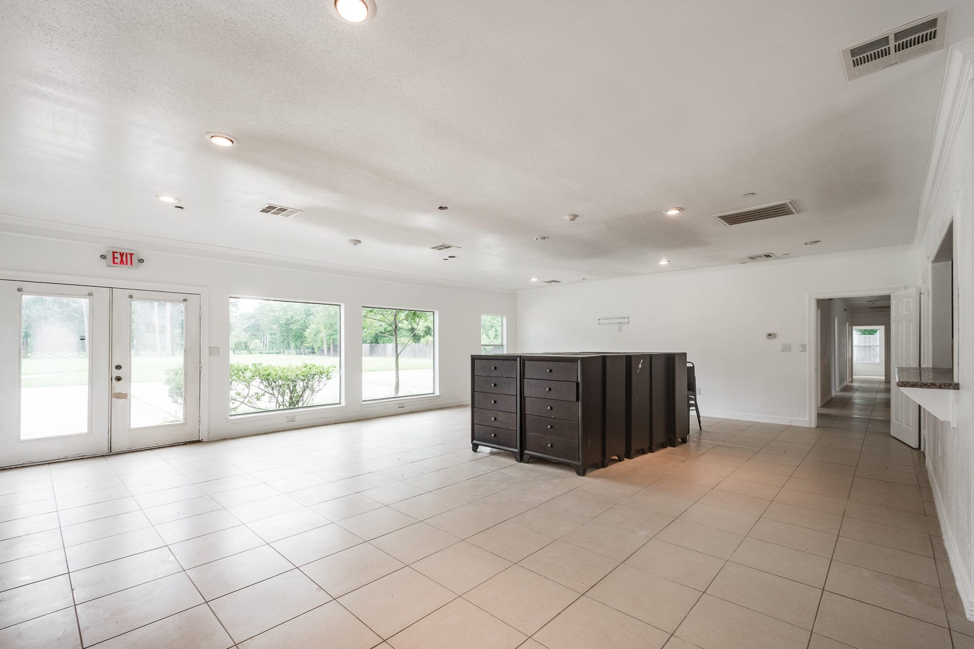 16111 Porter Lane, Porter, TX 77365 Building #2 with natural light and tile floors.