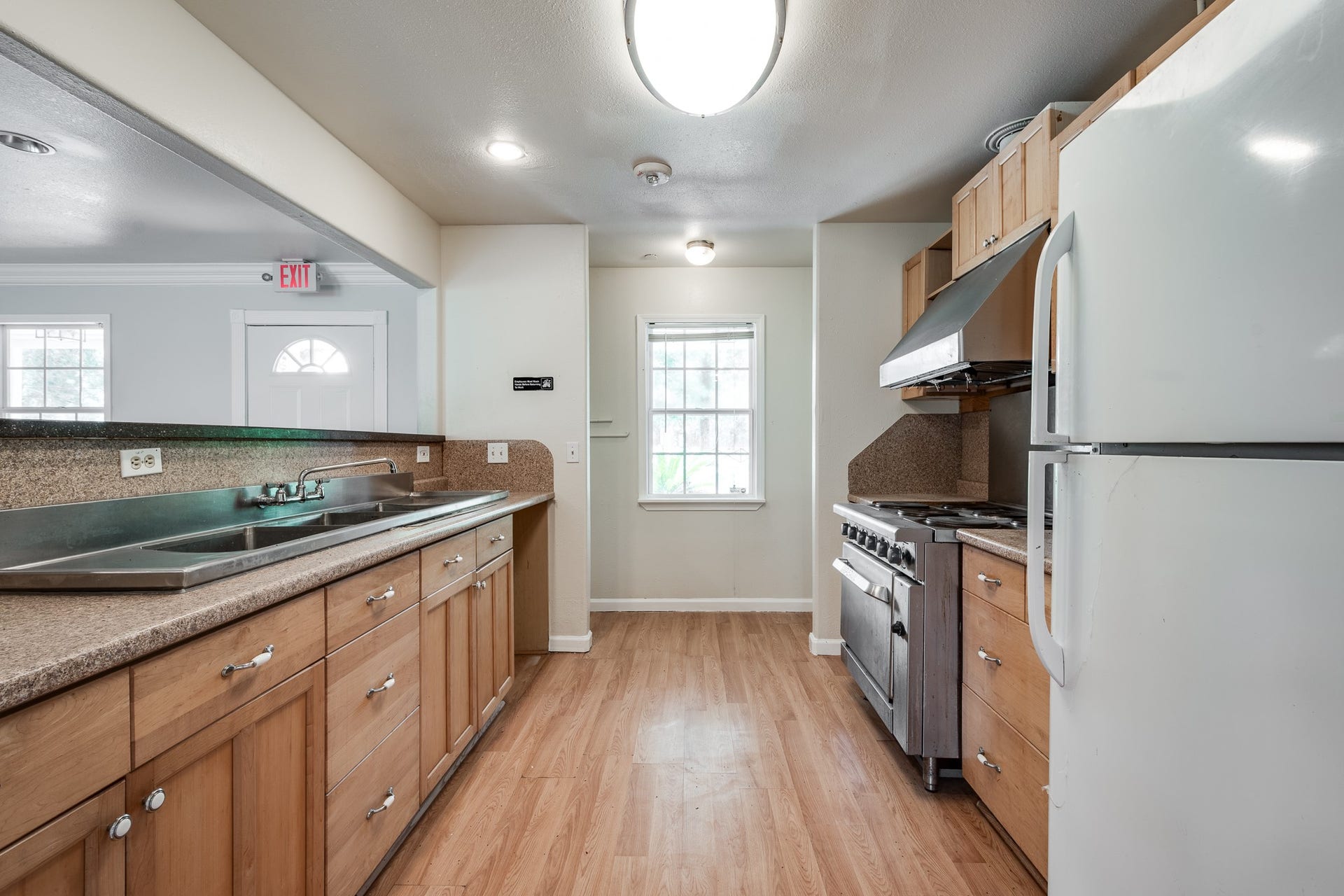 16111 Porter Lane, Porter, TX 77365 Kitchen in building #3 with commercial grade oven & lots of cabinet space.