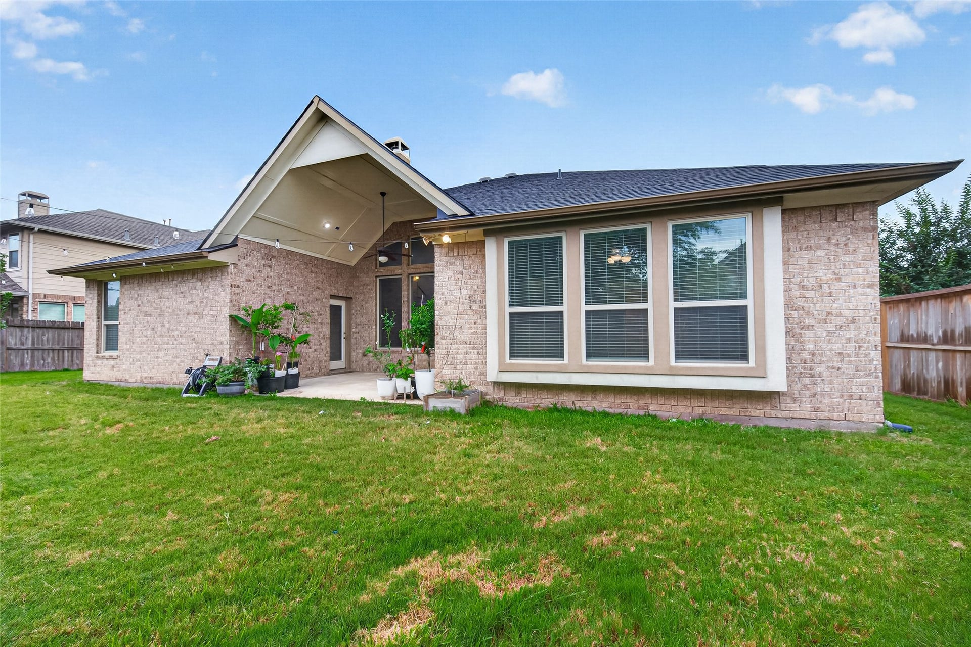 19610 Pecos Bend Court, Cypress, TX 77433 Upgraded oversized covered patio.