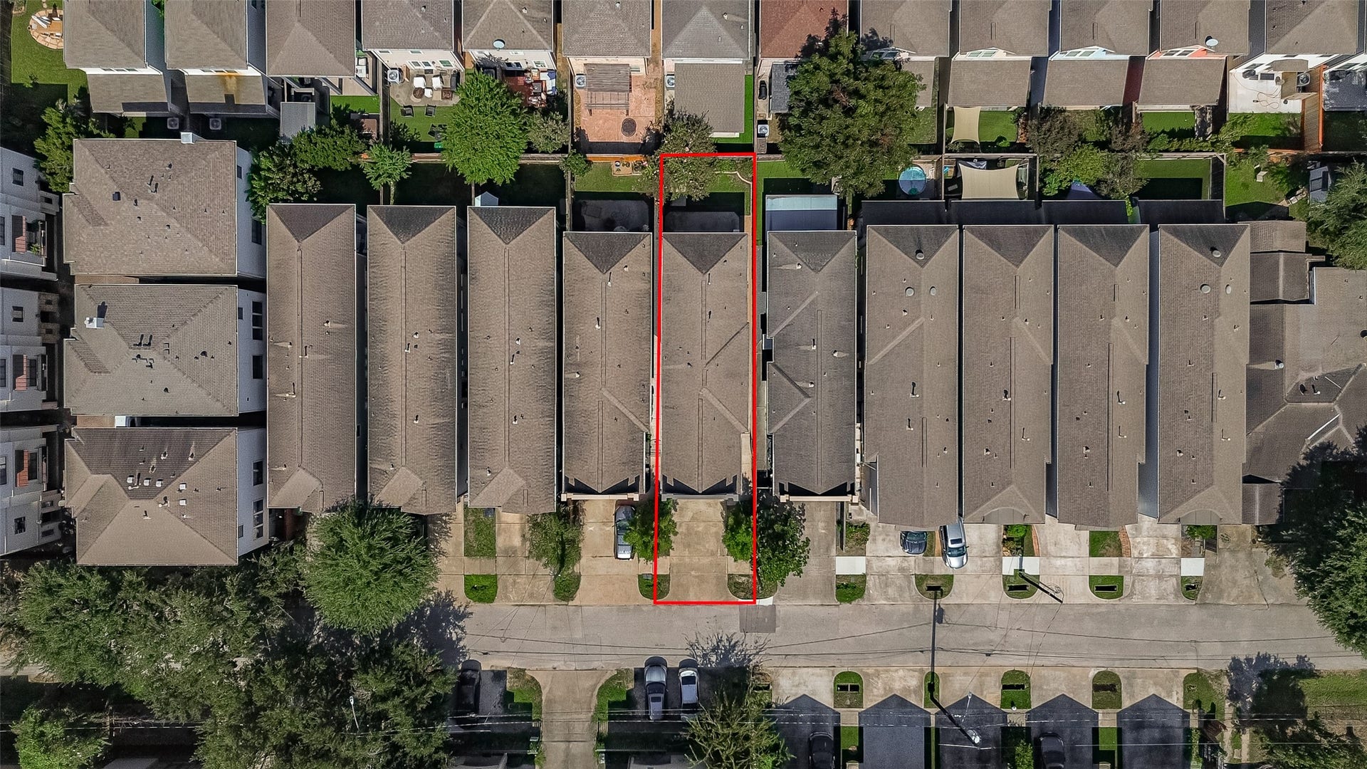 5930 Kiam Street, Houston, TX 77007 Arial - 5930 Kiam St highlighted.