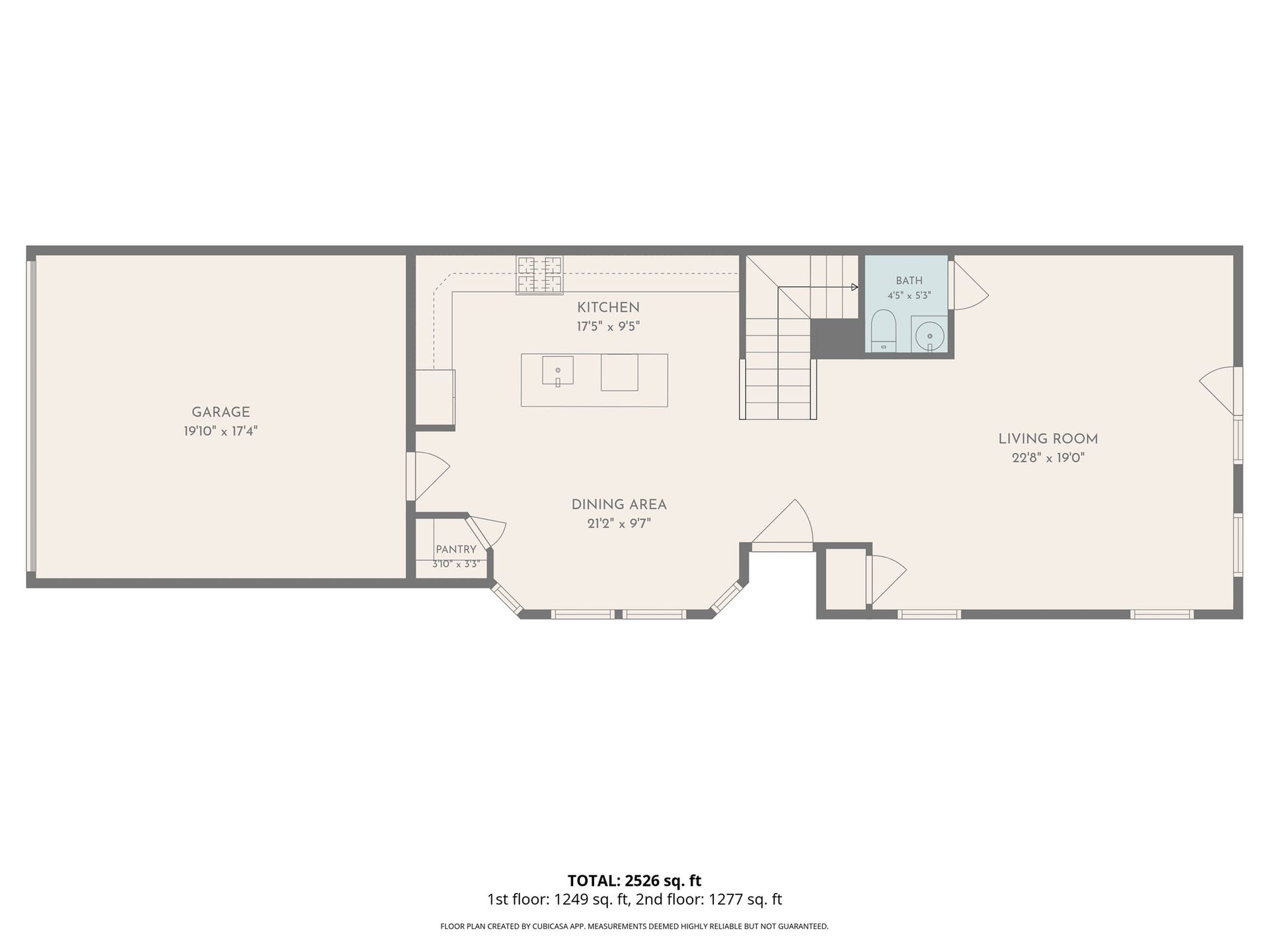 5930 Kiam Street, Houston, TX 77007 1st Floor Plan (Buyer to Verify Details & Dimensions)