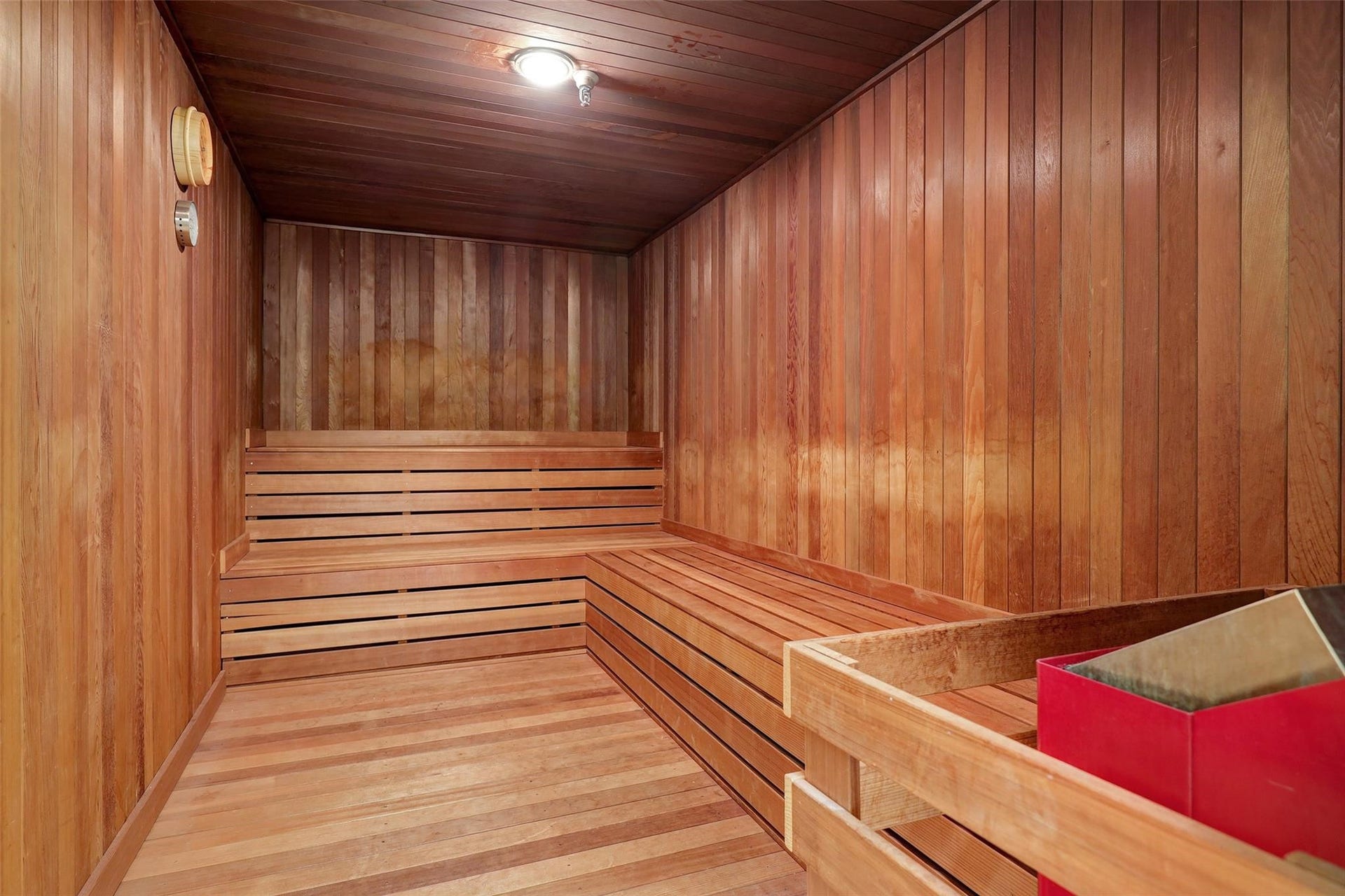 5100 San Felipe Street, #374E, Houston, TX 77056 Dry sauna at fitness center.