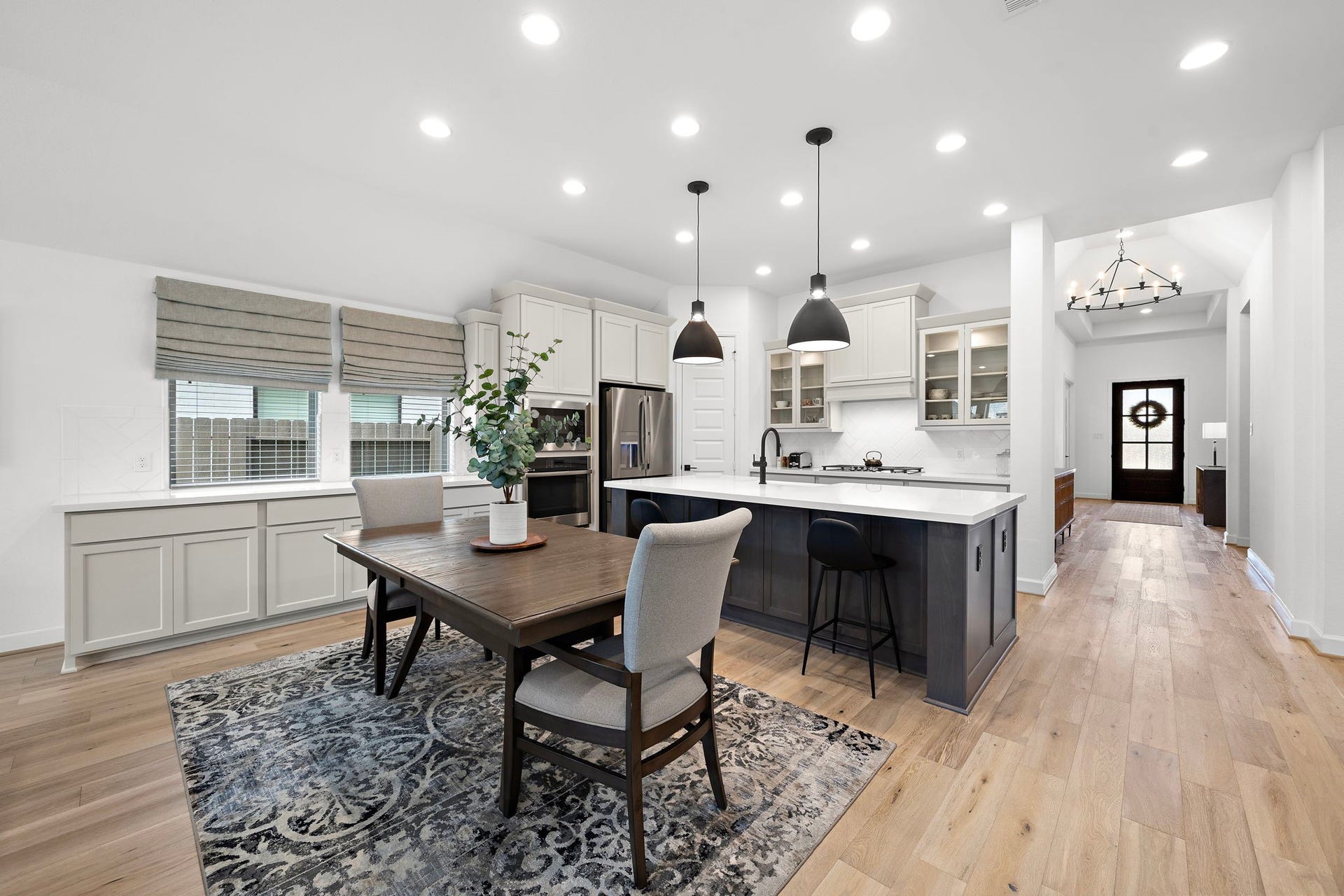 16943 Lupine Meadow Lane, Humble, TX 77346 Island has cabinets underneth
