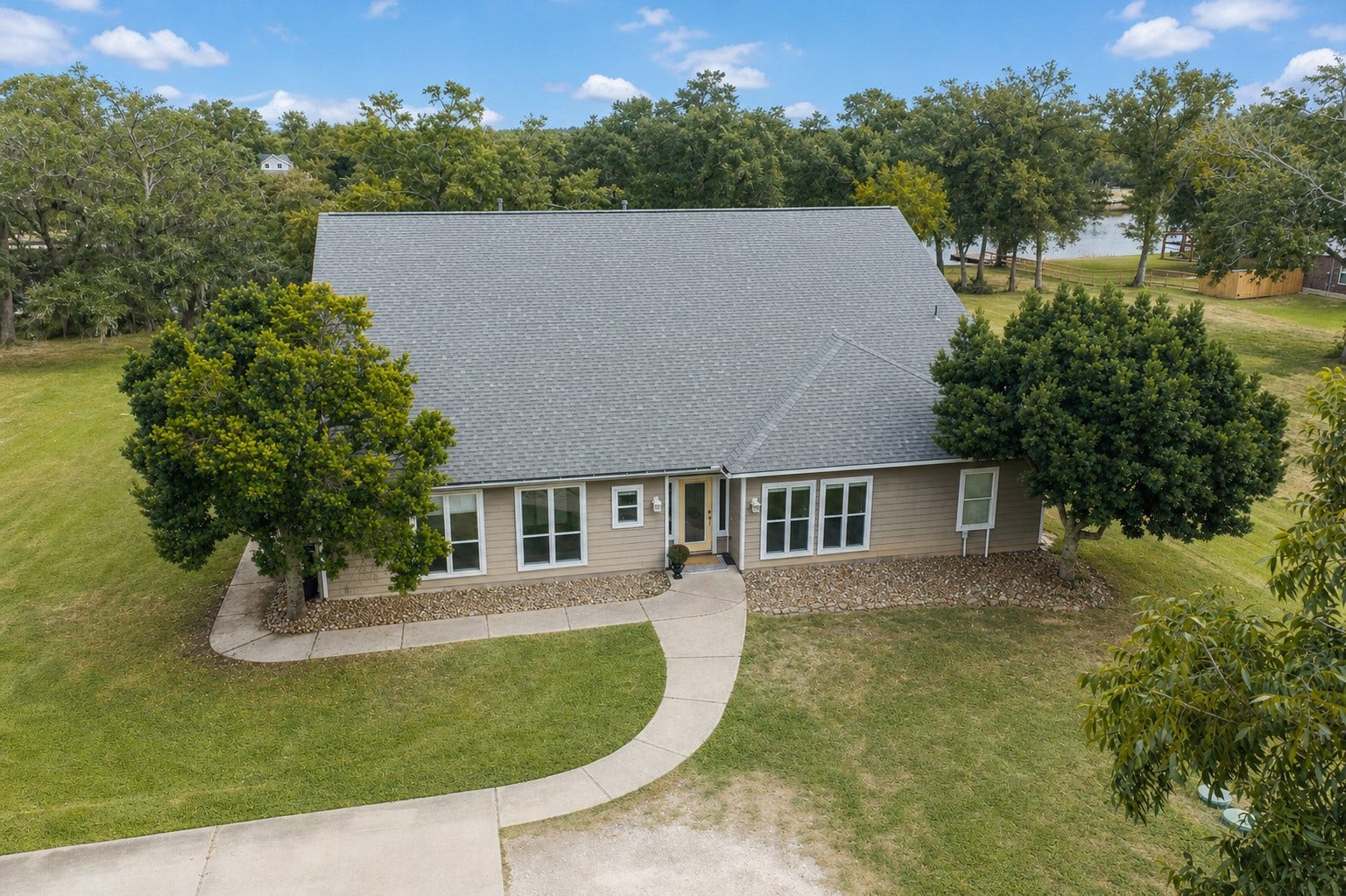 4924 County Road 819, Brazoria, TX 77422 Front Main Aerial