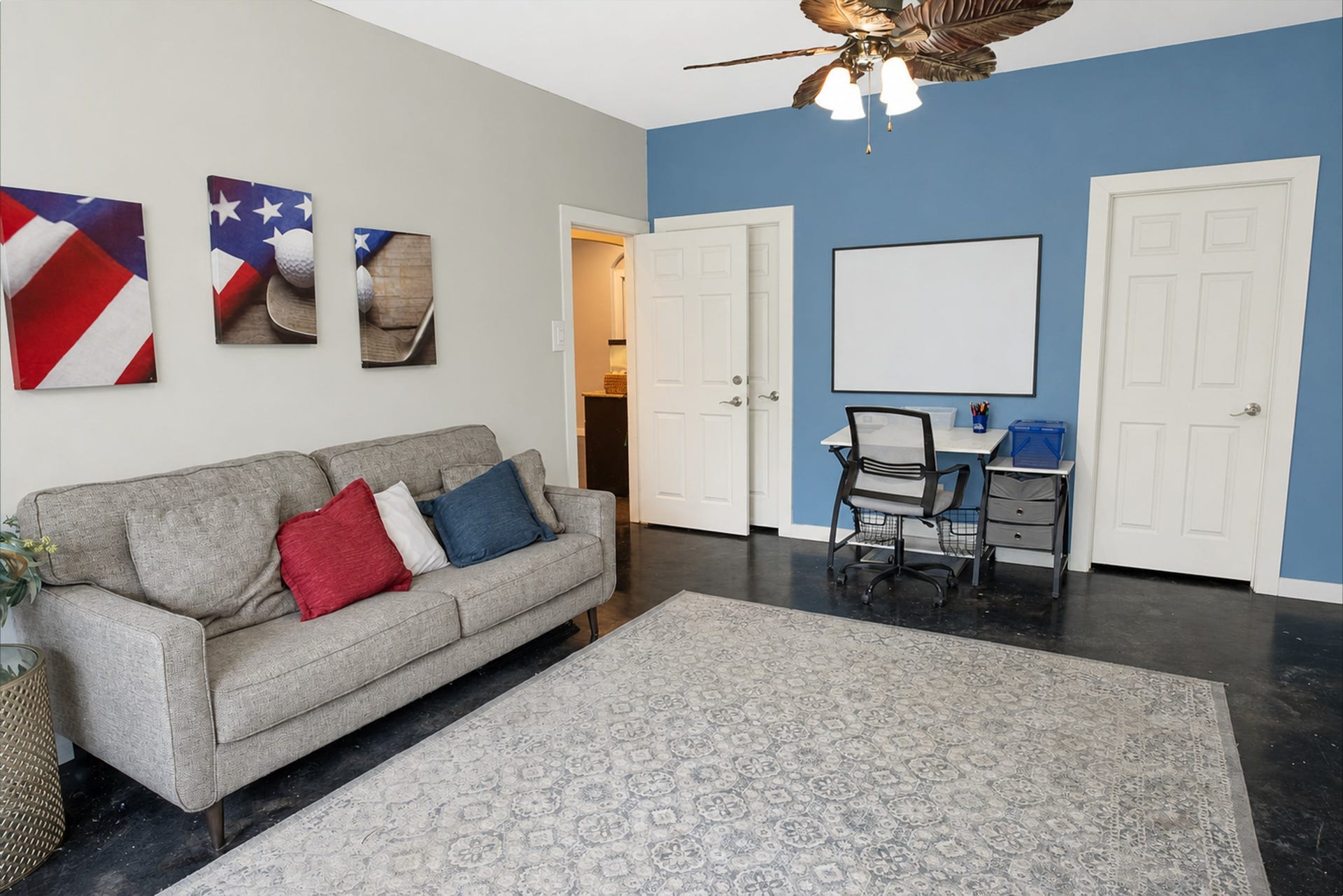4924 County Road 819, Brazoria, TX 77422 Apartment Living Area and Kitchen