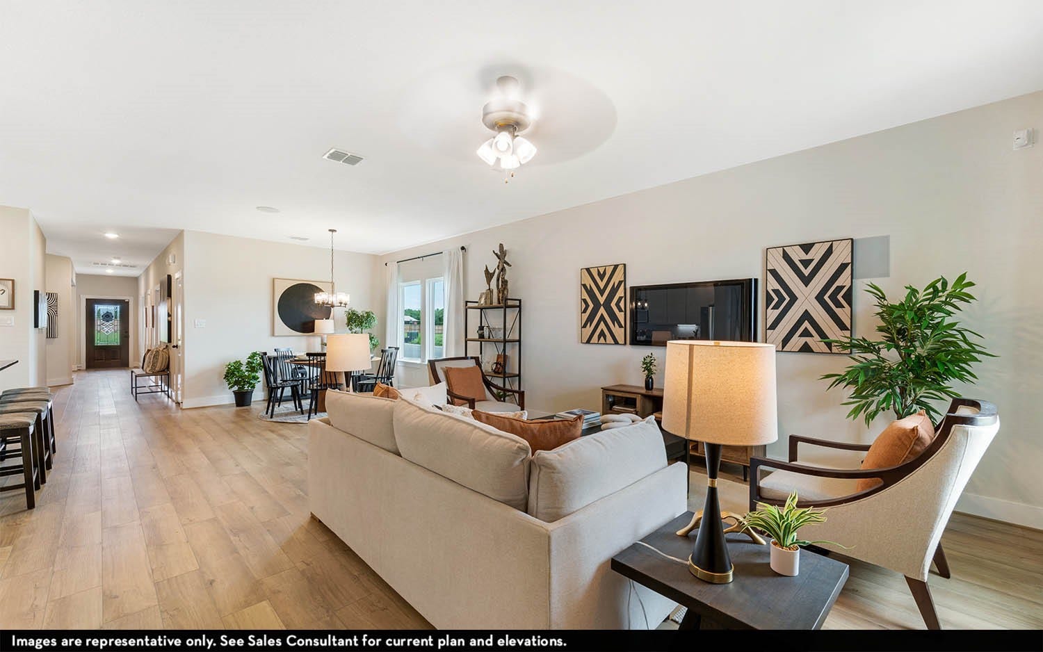 5205 Cypress Rose Drive, Pearland, TX 77584 Living room