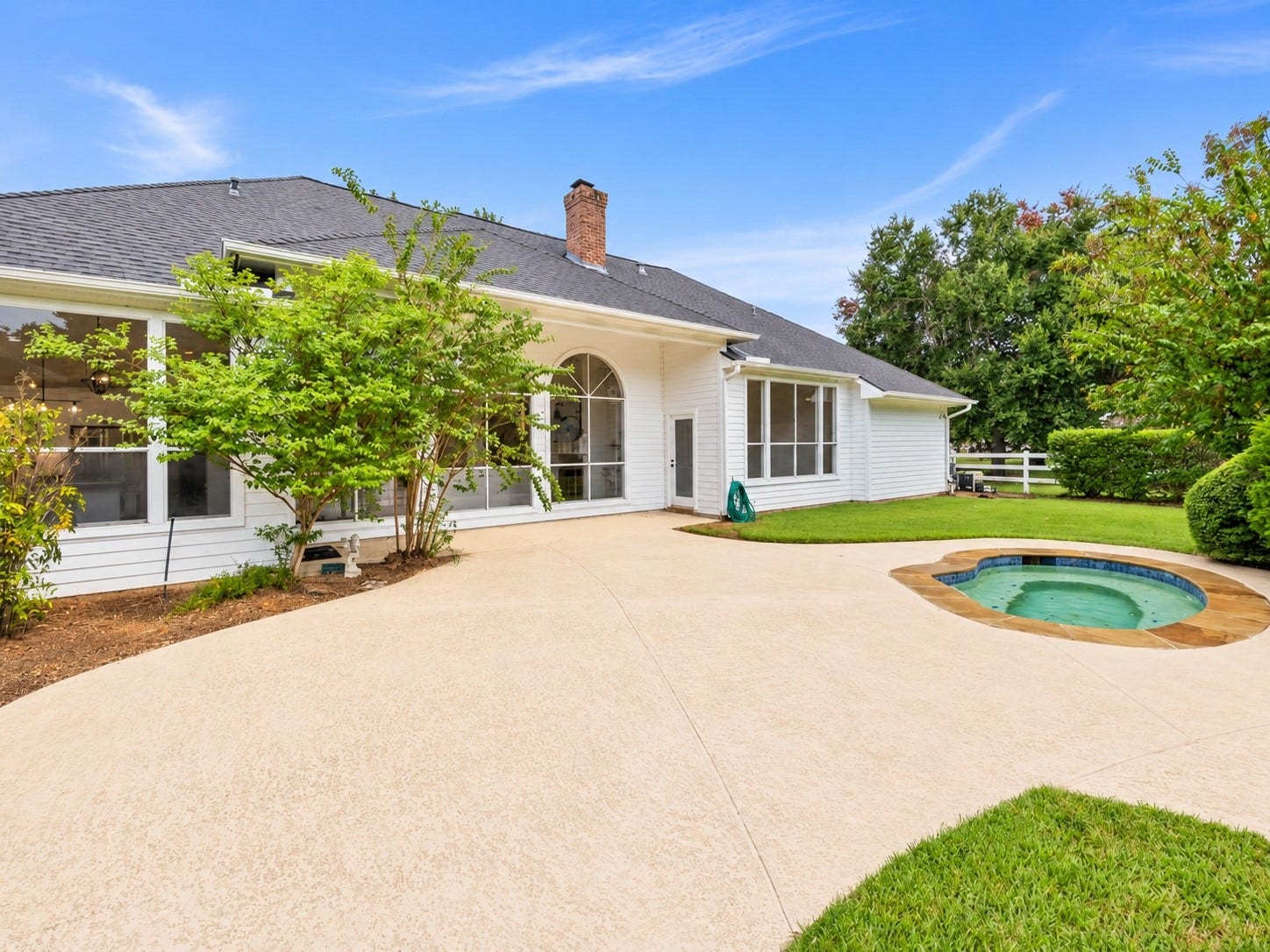 32719 Weybridge Street, Fulshear, TX 77441 Plenty of space for outdoor furniture and enjoy the hot tub!