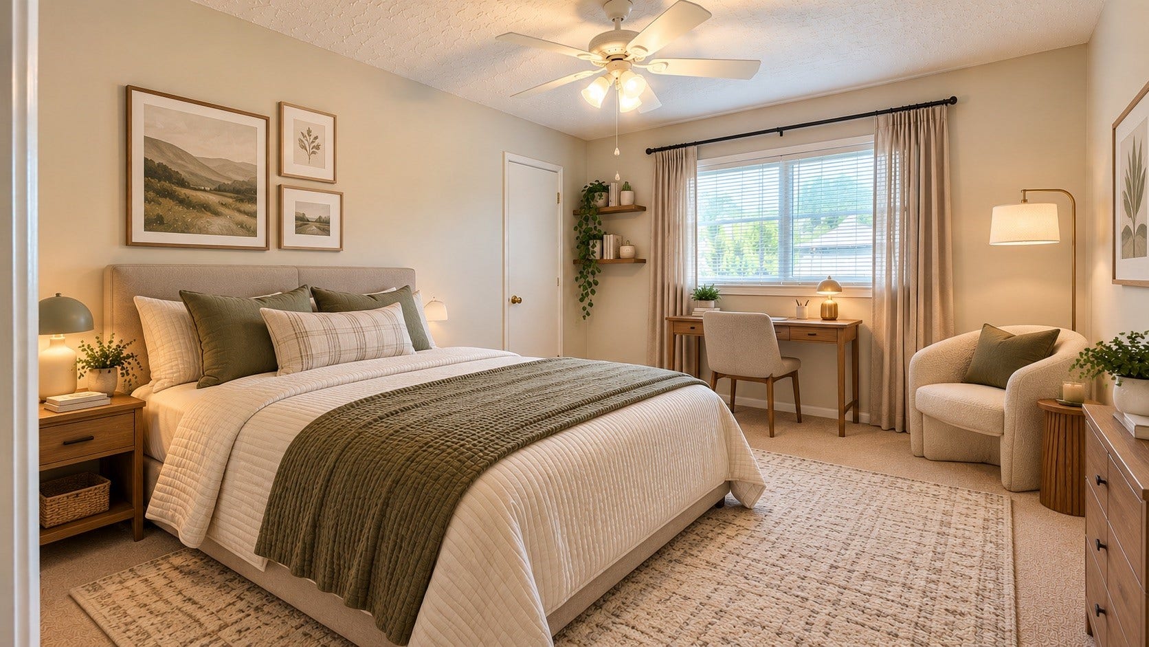12314 Dorrance Lane, Meadows Place, TX 77477 Virtually staged 2nd bedroom.