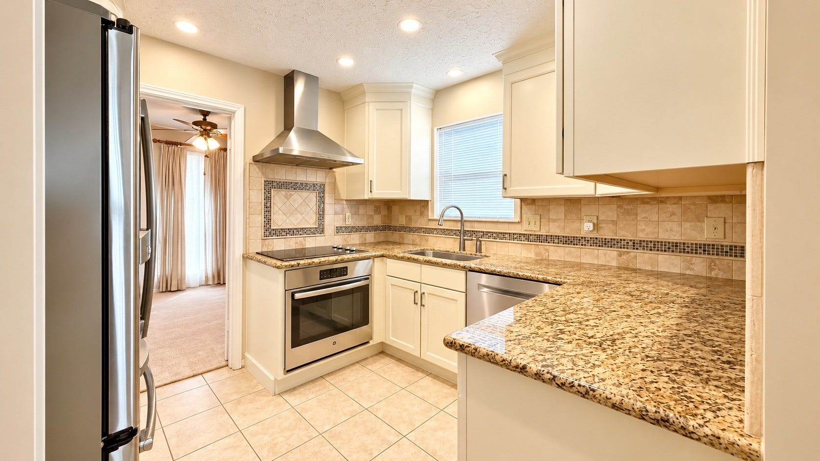 12314 Dorrance Lane, Meadows Place, TX 77477 Kitchen area. Refrigerator included!