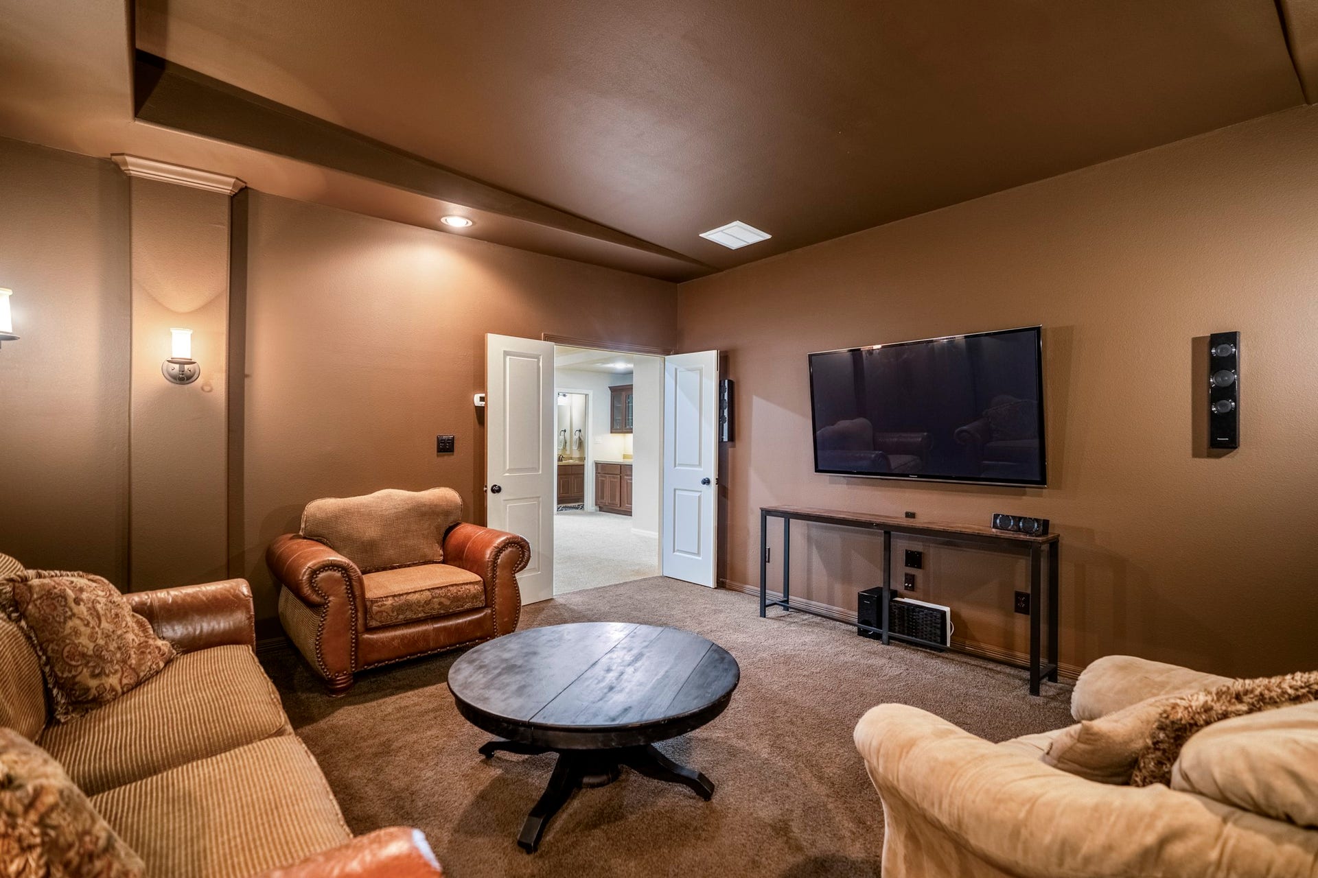 A media room the entire family can enjoy.