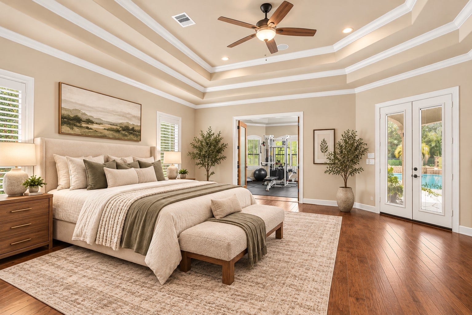 Photo has been AI Enhanced to show the endless possibilities in this gorgeous space.