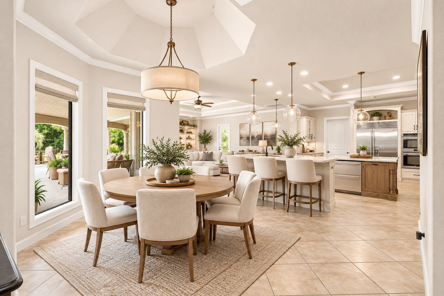 Photo has been AI Enhanced to show the endless possibilities in this gorgeous space.
